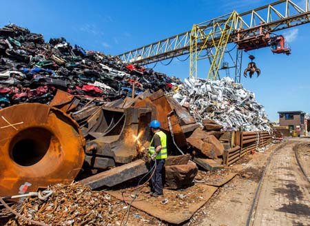 Stahl und Metall zu Sekundärrohstoffen aufbereiten Metallrecycling